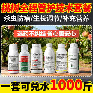 桃树杀虫专用杀虫剂食心虫花前花后药桃子流胶病果树蚜虫农药套餐
