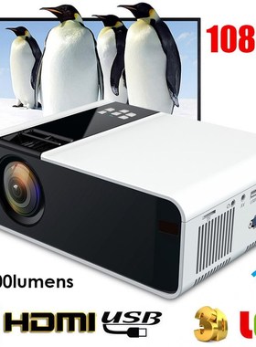 1080P LED Smart Projector 4K WiFi Bluetooth Home Theater 720