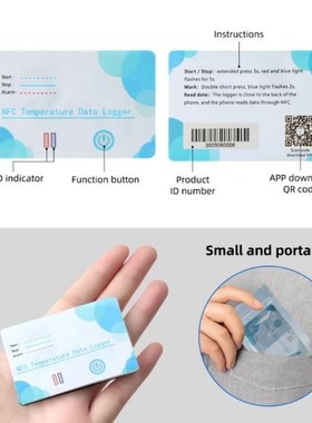 NFC Temperature Data Logger USB Blue-tooth Temperature Data