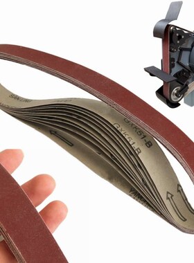 10Pcs/Set Heavy 760X25mm 400# Grit Power Sanding Belt Sander