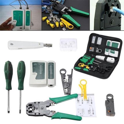 9 in 1 LAN Network Fix Cable Tester Crimper Plier Hand Tool