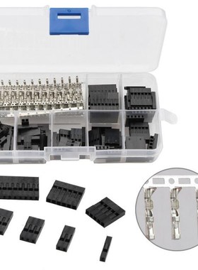 YT 310PCS 2.54mm Dupont Pin Jumper Terminals Male/Female Hea