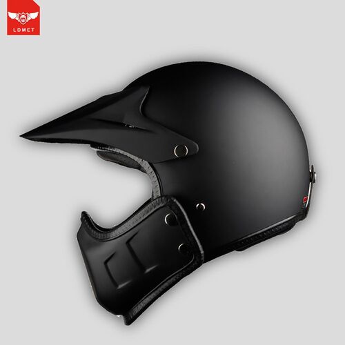 Casco Moto Helmet Modular Cafe Racer Vespa Motocross Retro F