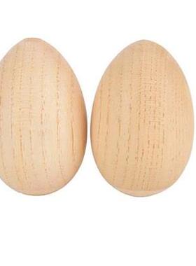 2Pcs Wooden Egg Shakers Musical Percussion Instruments Rhyt
