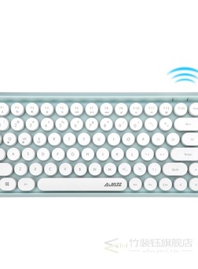 Ajazz 308i Wireless Bluetooth Keyboard 84 Classic Round Key