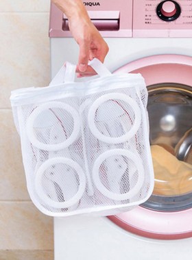 1pcs Shoes Storage Organizer Bags Mesh Laundry Shoes Mesh Ba