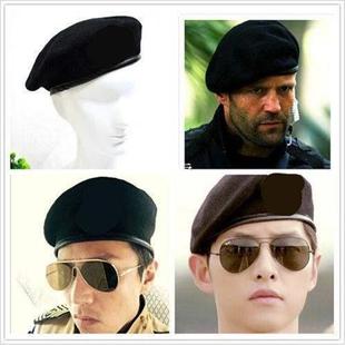 2018 Fasion Military Army Soldier Hat Men Women Wool Beret U