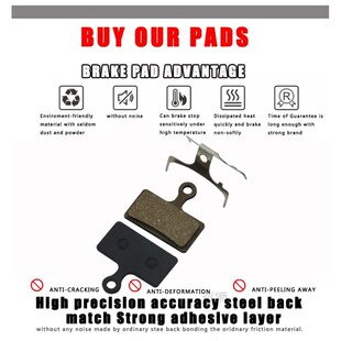 4 Pair Bicycle Disc Brake Pad FOR SHIMANO XT/R M985 M988 Deo