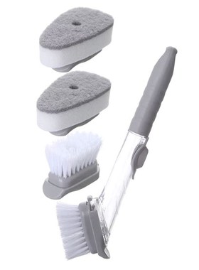 Kitchen Cleaning Brush 2 In 1 Long Handle Cleaing Brush With