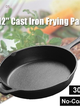 Grill-Pan Cookware-Tools Cast-Iron-Pan Skillet Cooking-Pot M