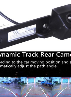 Intelligent Dynamic Trajectory Reverse Backup Rear View Came