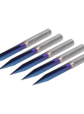 Carving Tool End Mill  2 Flutes V Tip Engraving Bit 4mm Shan