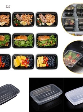 Lunchbox 10pcs/set Meal Prep Container Plastic Food Prep Con