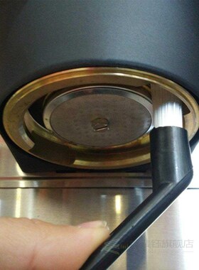 1pc Espresso Machine Coffee Cleaning Brush 14cm Plastic Hand