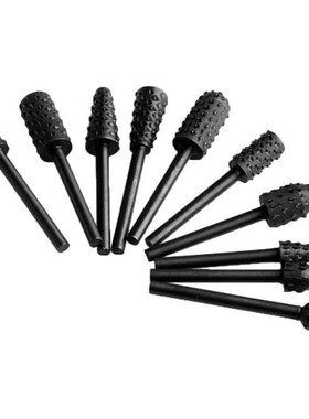 10pcs/Set Mini BI180 Grinding Head Rotary File Bits 适用于 E