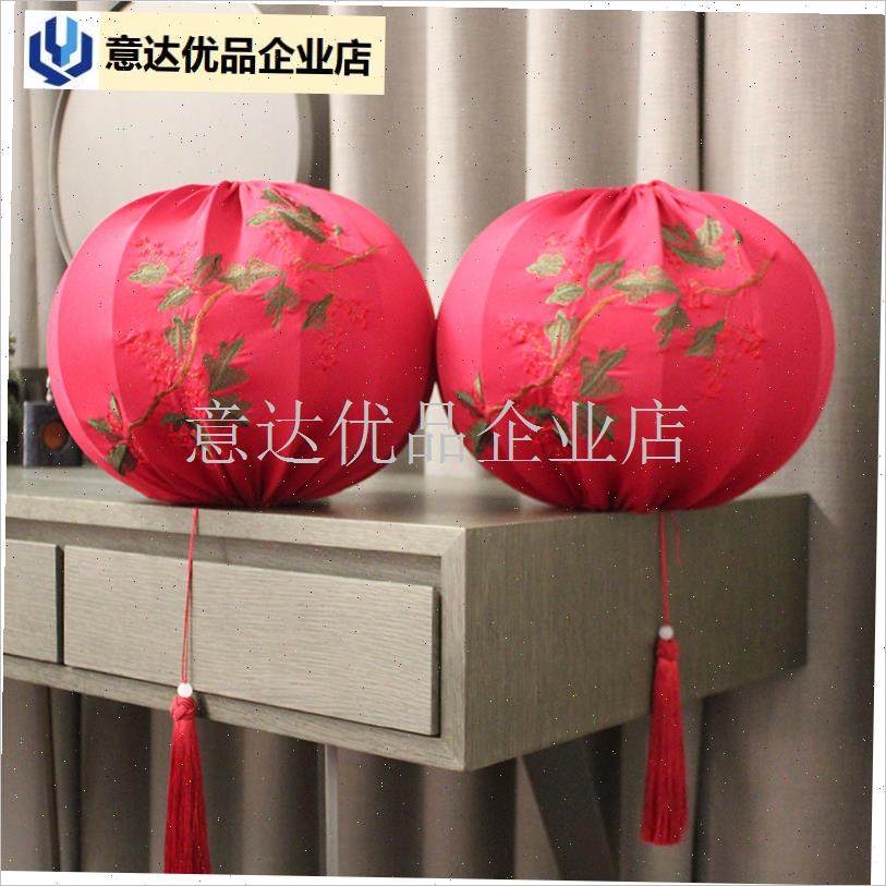 节覆古圆形刺绣j走廊装饰吊灯新中式喜庆带灯挂串户外南瓜宫灯笼,,节庆用品/礼品,灯笼,淘宝优惠券,粉丝福利购,淘宝优惠卷