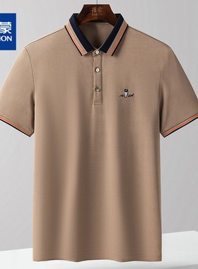 【精致刺绣】夏新品短袖polo衫男休闲短袖t恤男polo衫27DKBN22182