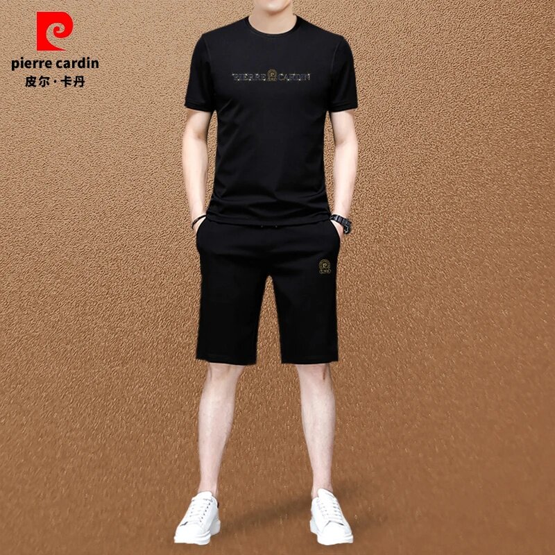 皮尔卡丹男士夏季时尚休闲套装