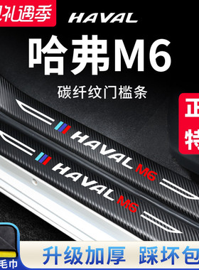 哈弗M6PLUS汽车内饰用品大全改装饰配件门槛条防踩保护车贴哈佛M6