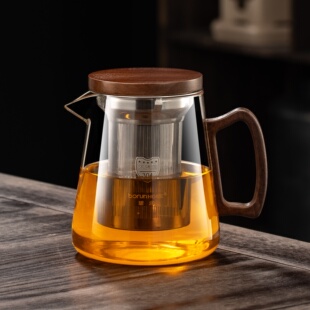 泡茶杯不锈钢过滤玻璃内胆耐高温泡茶壶绿茶滤茶器泡红茶专用茶具