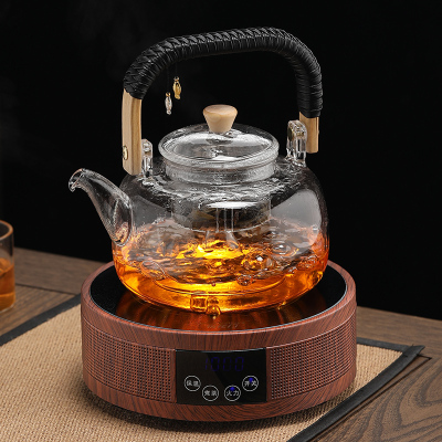 唐述竹把高温玻璃蒸煮双用煮茶壶