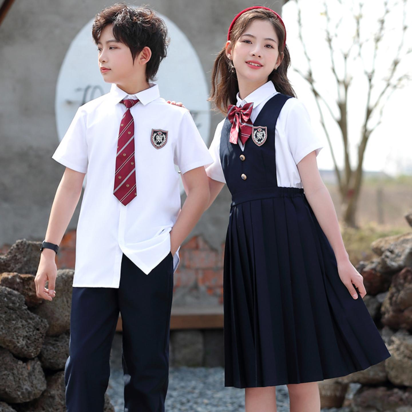 中小学生校服礼服六一演出毕业照