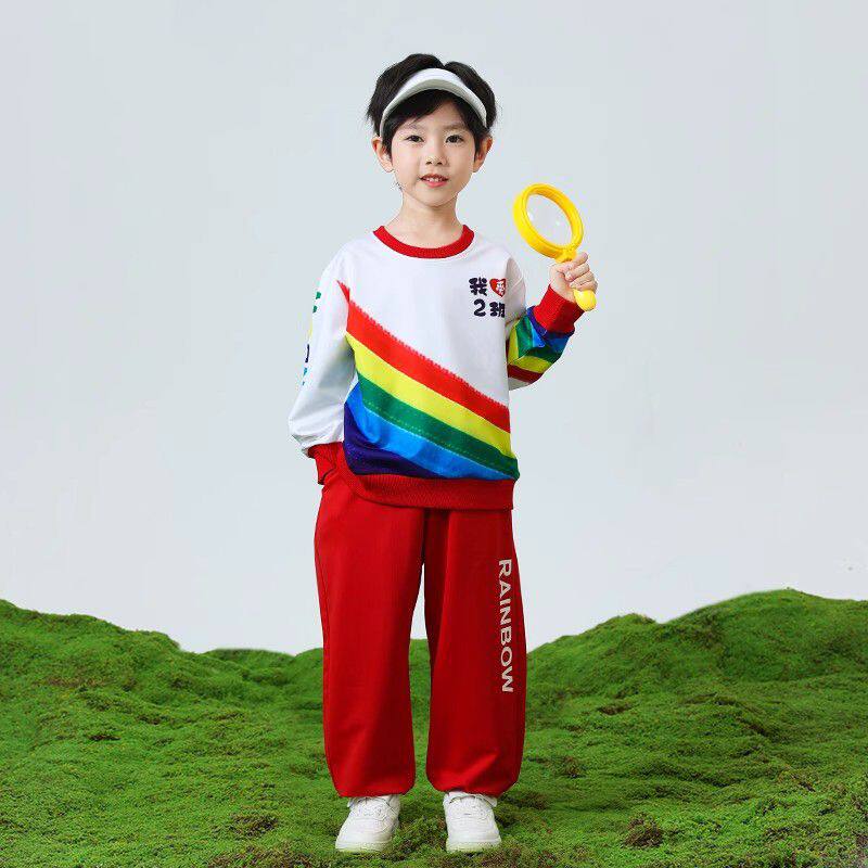 儿童啦啦队服小学生运动会