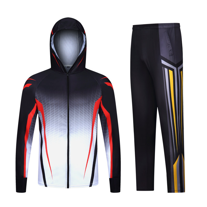 户外钓鱼服套装夏季男款防晒衣轻薄透气海钓路亚垂钓服防晒服套装