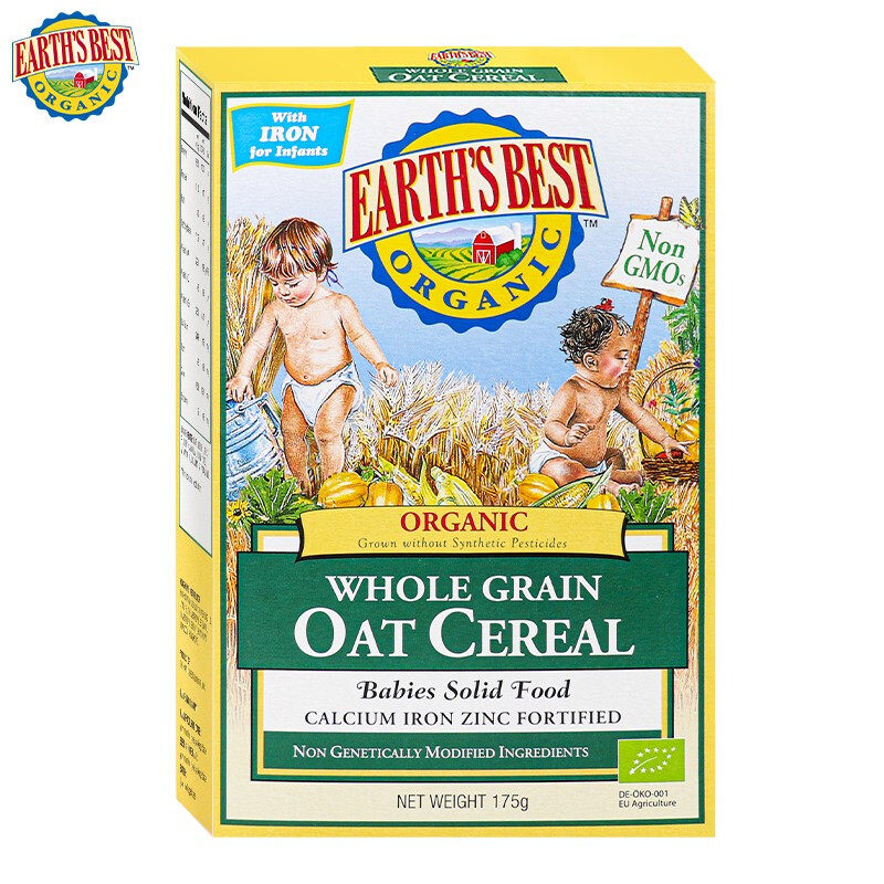 爱思贝(EARTH’S BEST)宝宝钙铁锌米粉 地球世界婴幼儿辅食米糊怎么看?