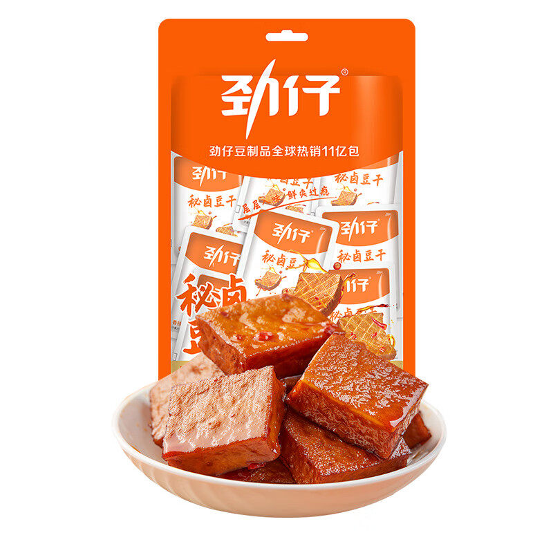 劲仔豆腐干 零食豆干 果肉条 素食小吃 酱香味 108g