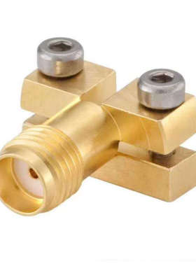 SMA-K夹板接头DC~18GHZ偏脚免焊02K243-40ME3   SMA-KE夹板母头