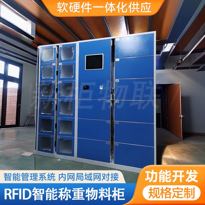 RFID物料管理柜工厂车间智能称重耗材领用柜指纹刷卡工具借还柜