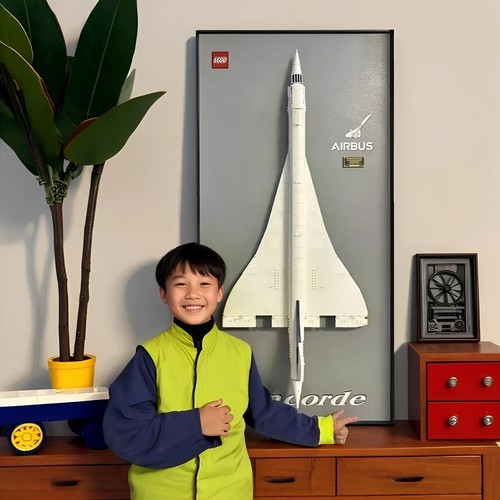 乐高10318协和飞机特大上墙相框