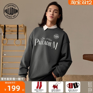 PALLADIUM帕拉丁上装日常休闲套头长袖男女同款圆领卫衣1012354