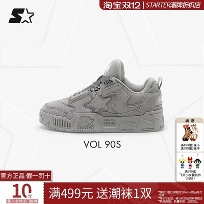 【焦迈奇同款】STARTER秋冬新款休闲音浪反焦虑不灰心板鞋星星鞋