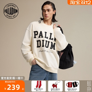 PALLADIUM帕拉丁复古运动男女同款圆领卫衣1011262