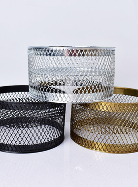 跨境新品水烟配件铁丝网状水烟炭隔免锡纸阿拉伯水烟金属碳碗