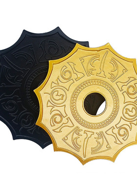 Hookah原装阿拉伯配件 水烟盘 太阳盘 大单孔花纹多边盘