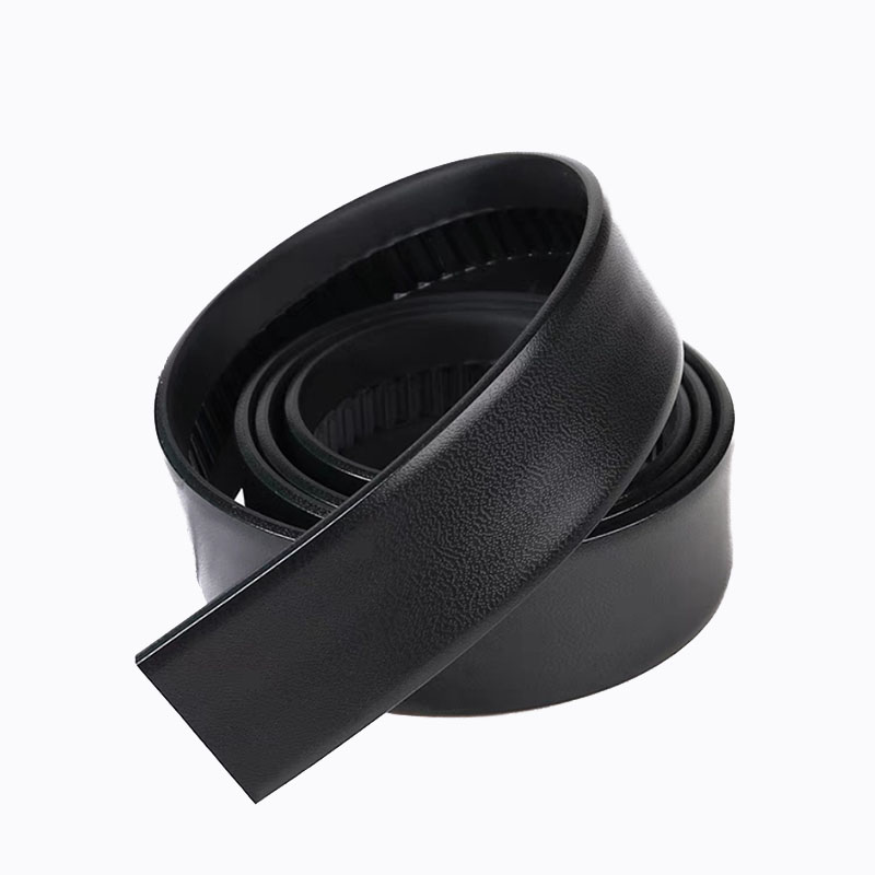 新款全牙卡槽男士腰带潮侨二代牛筋皮带无头自动扣皮带条加长裤带