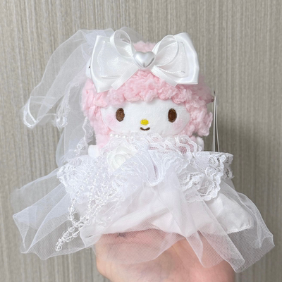 正版【白色婚纱】小羊piano 可爱少女包包挂件车载摆件钥匙扣