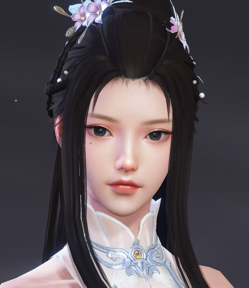 天龙八部2捏脸数据女仅武当可用清纯可爱美女可定制心意原创凌韵