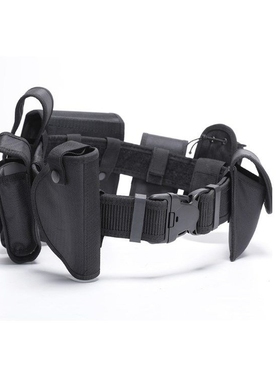 儿童多功能战术CS武装cosplay黑色尼龙编织玩具套演出配饰外腰带