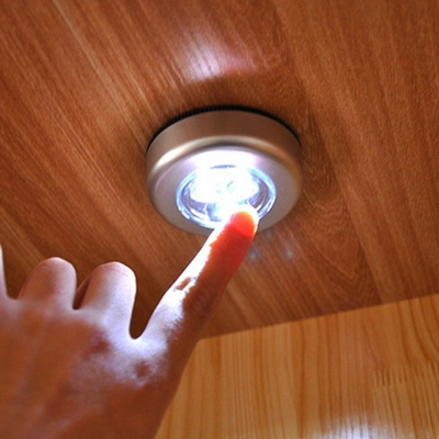 Stick Pat Lamp 3 LEDs Touch Lamp Ceiling Wall/Cabinet Light