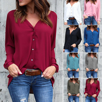 5XL women shirt summer chiffon blouse tops ladies shirts