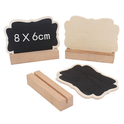 5pcs/Lot Kawaii Butterfly  Wooden Mini Blackboard Stand跨境
