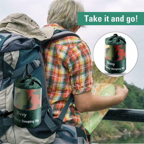 Reusable Sleeping Bag Camouflage Waterproof Emergency跨境专