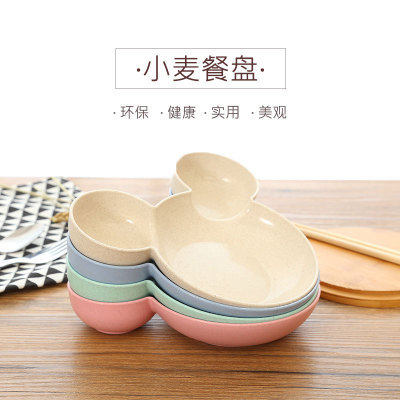 kids bowl dishes cup plate children cup cartoon dinner tray