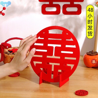 Engagement ornament knot living room decoration订婚摆件1