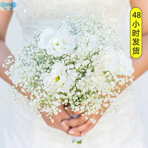 20cm White Gypsophila Artificial Flowers Wedding DIY跨境
