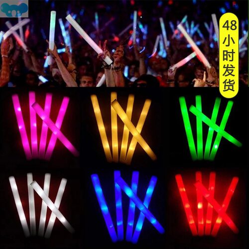 5/10/15/30/50Pcs Colorful LED Glow Sticks Light-Up LED Glow